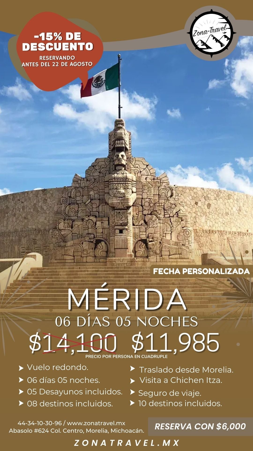 Mérida- Desde Monterrey