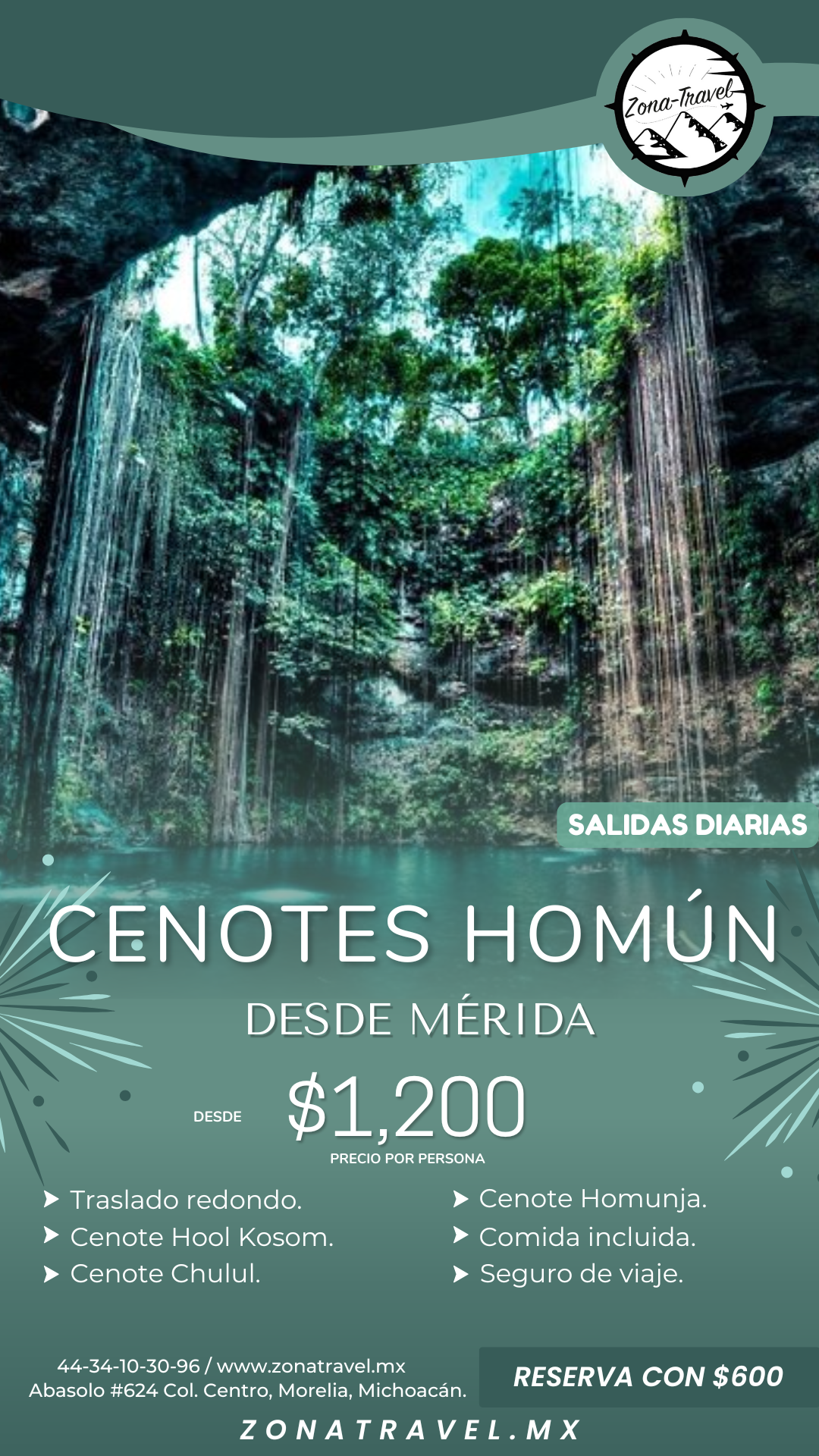 Cenotes de Homún