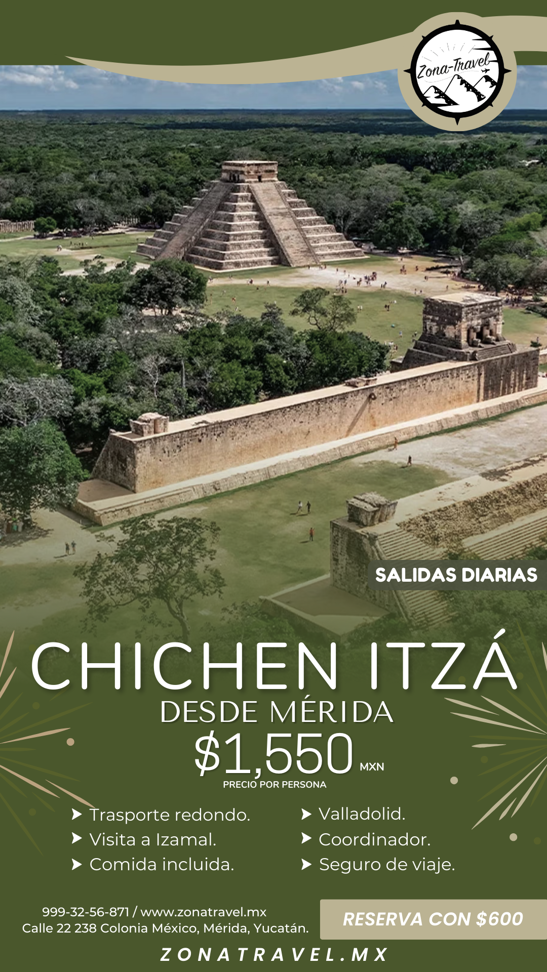 Chichen Itzá y Pueblos Mágicos