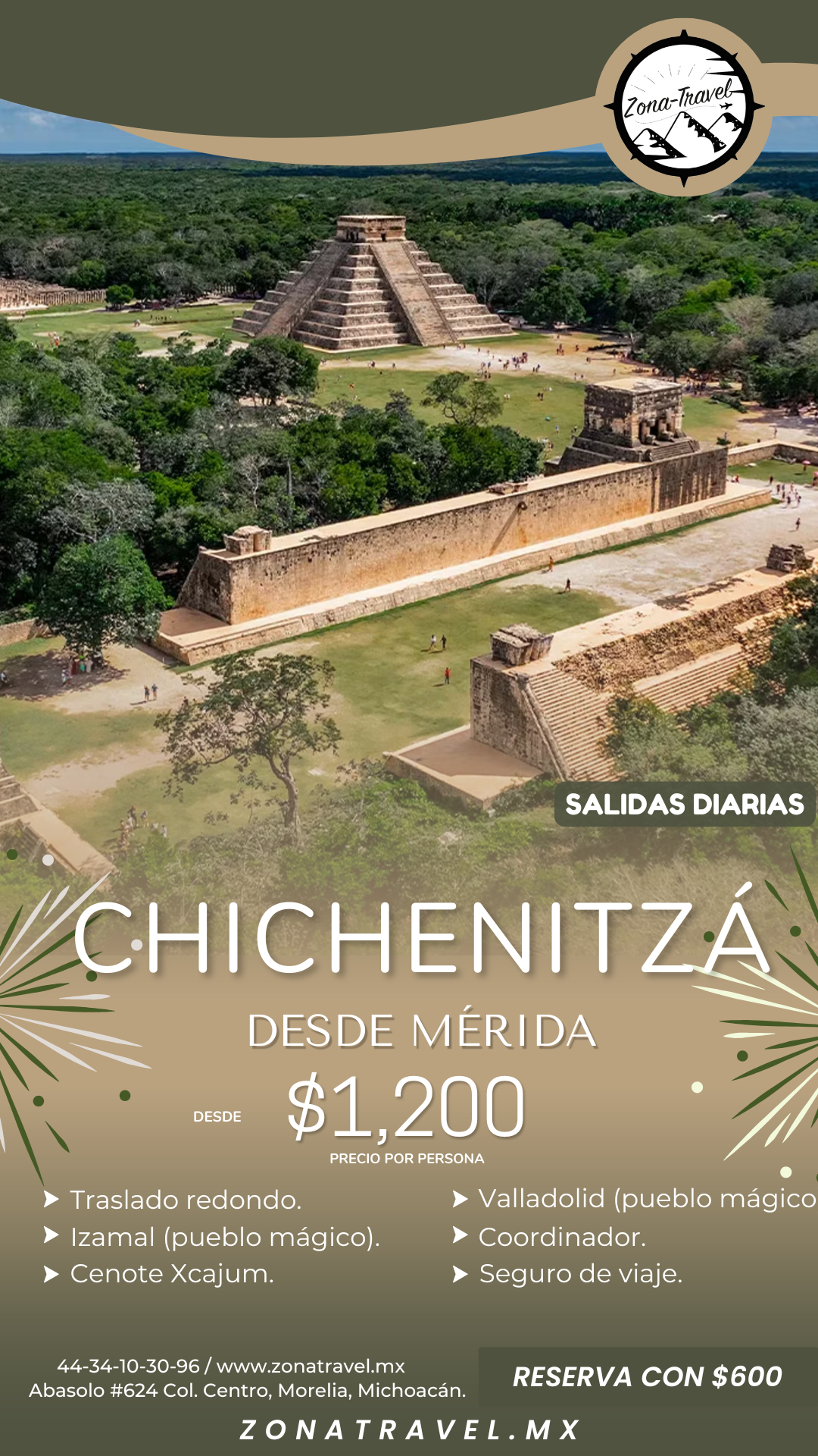 Chichen Itzá y Pueblos Mágicos