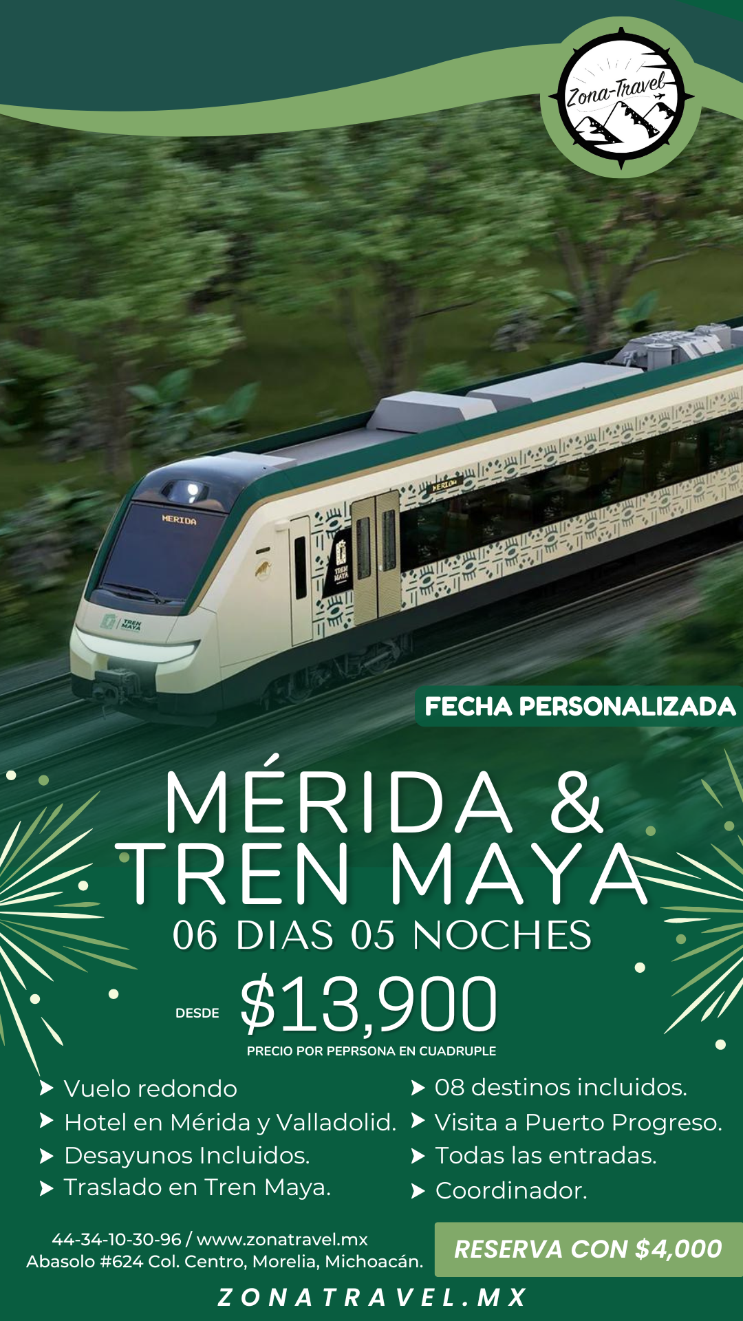 Mérida y Tren Maya - desde CDMX