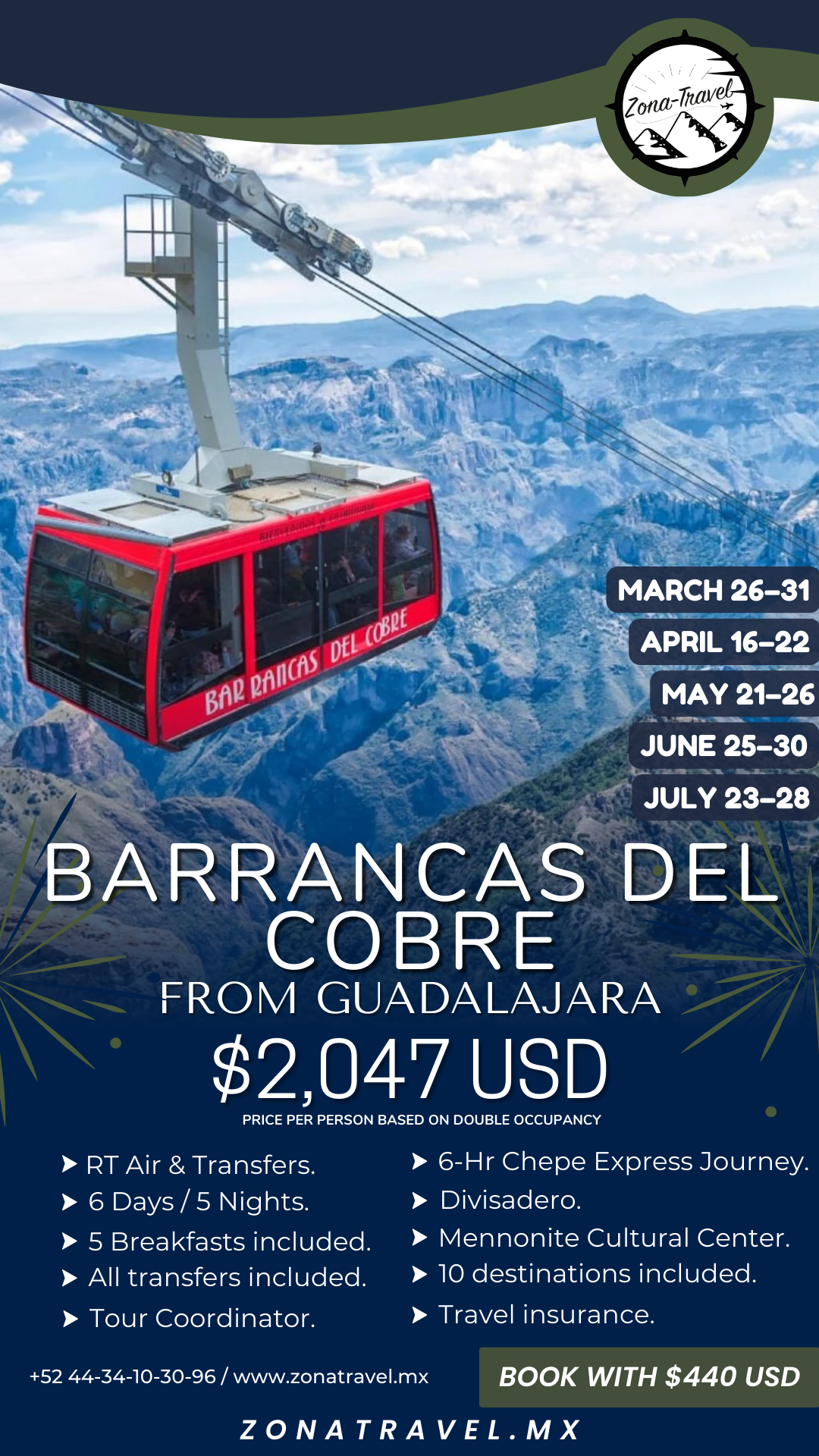 Barrancas del Cobre- EN
