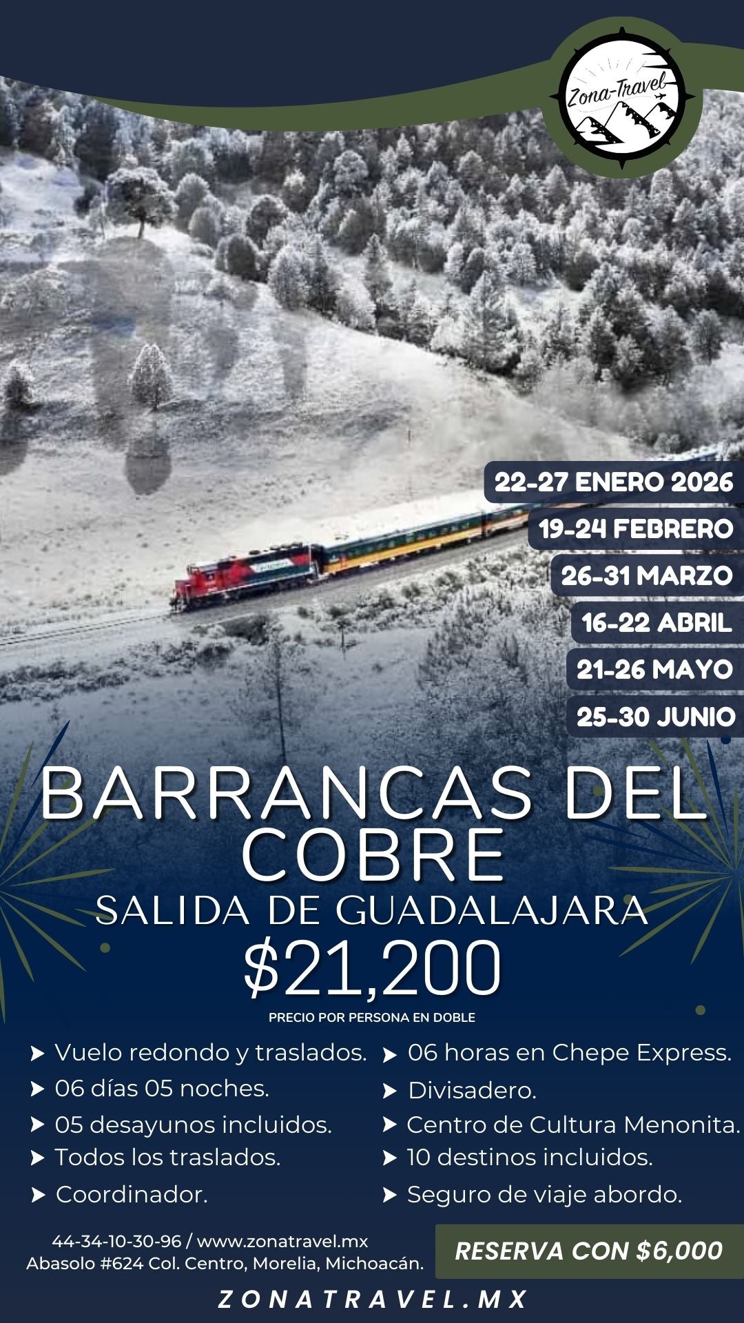 El Chepe Express - GDL – Zona Travel