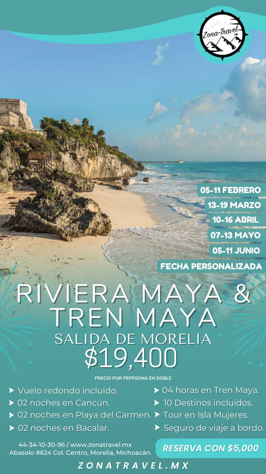 Riviera Maya y Tren Maya