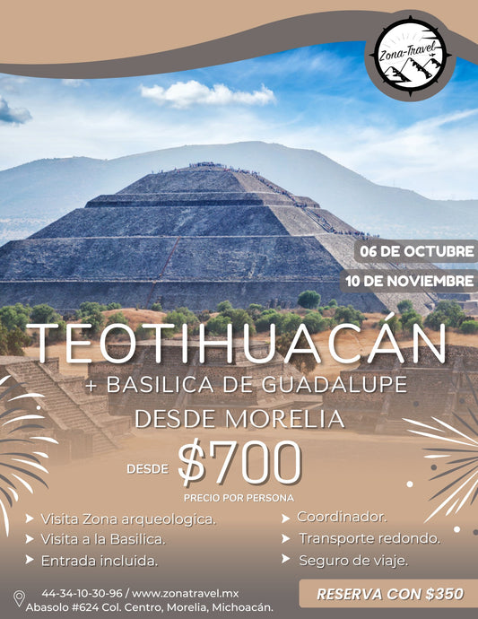 Teotihuacán y Basílica de Guadalupe