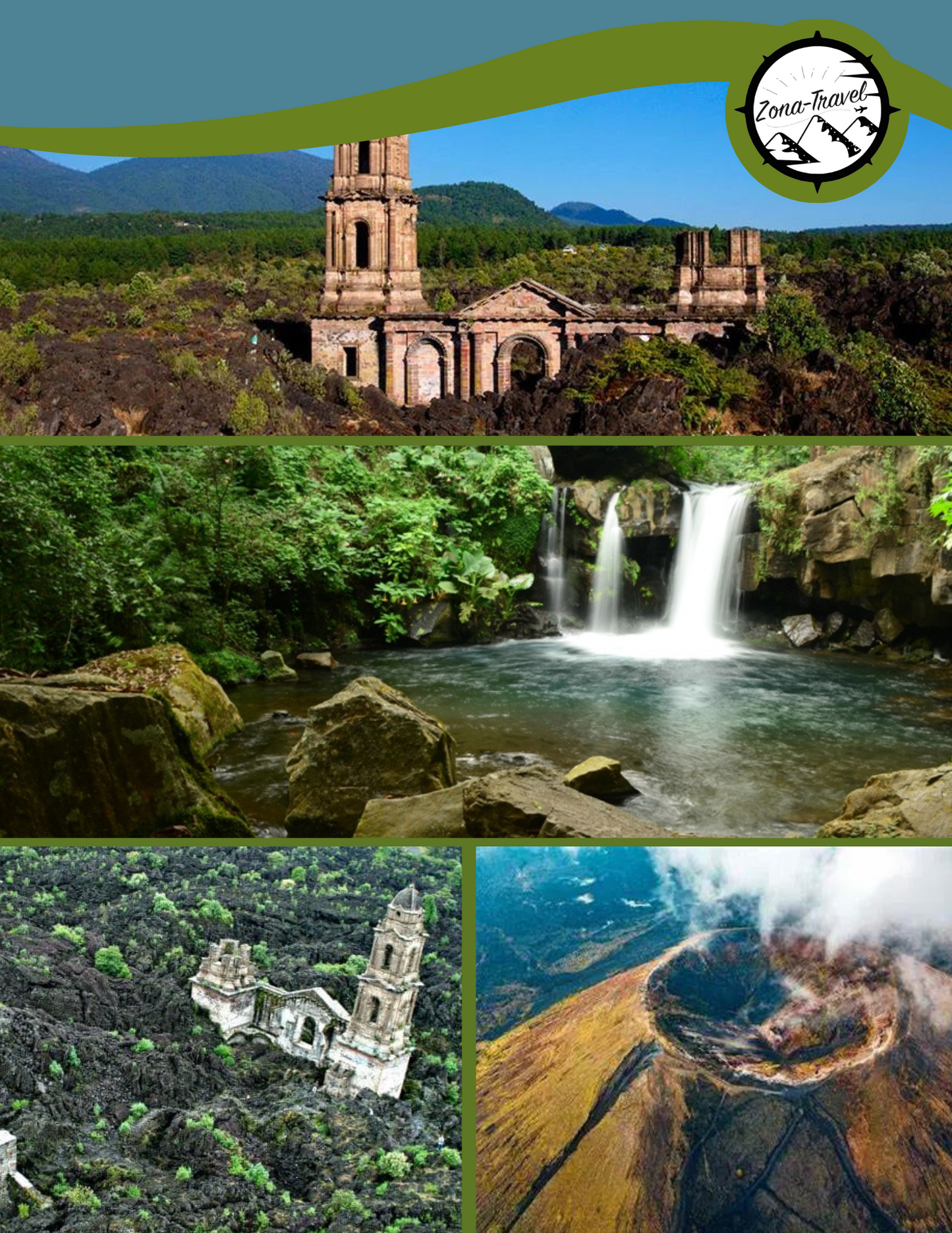 Volcán Paricutín y Parque Nacional Barranca del Cupatitzio