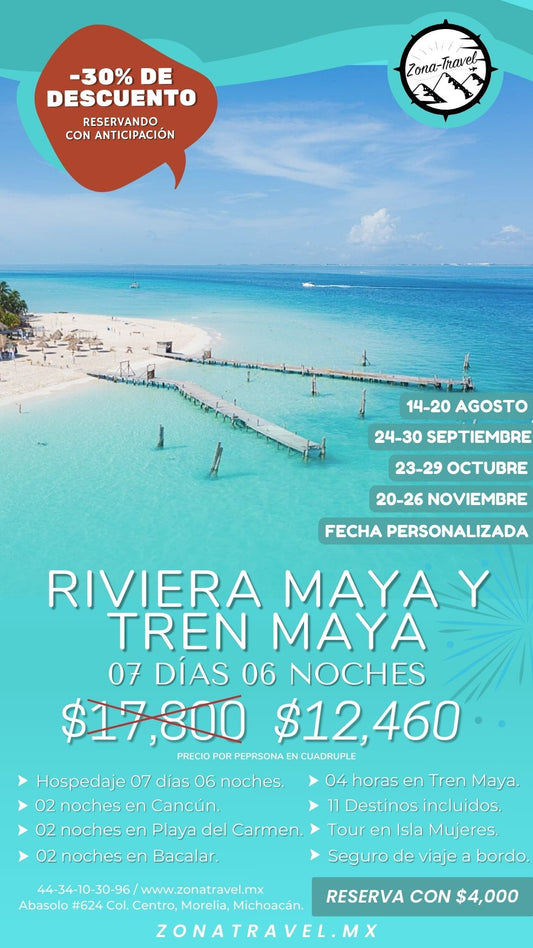 Riviera Maya y Tren Maya