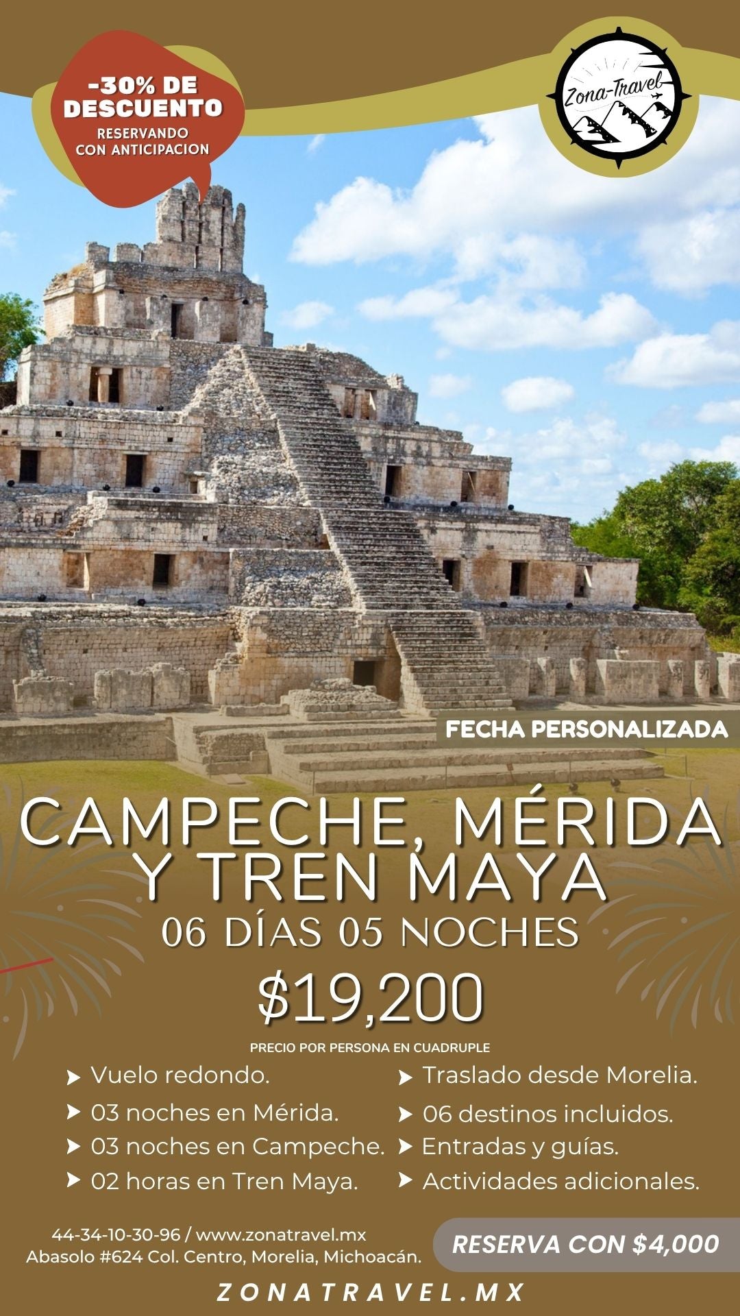 Campeche, Mérida y Tren Maya
