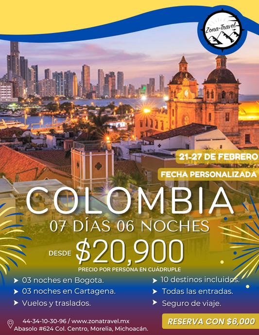 Colombia - Bogotá & Cartagena