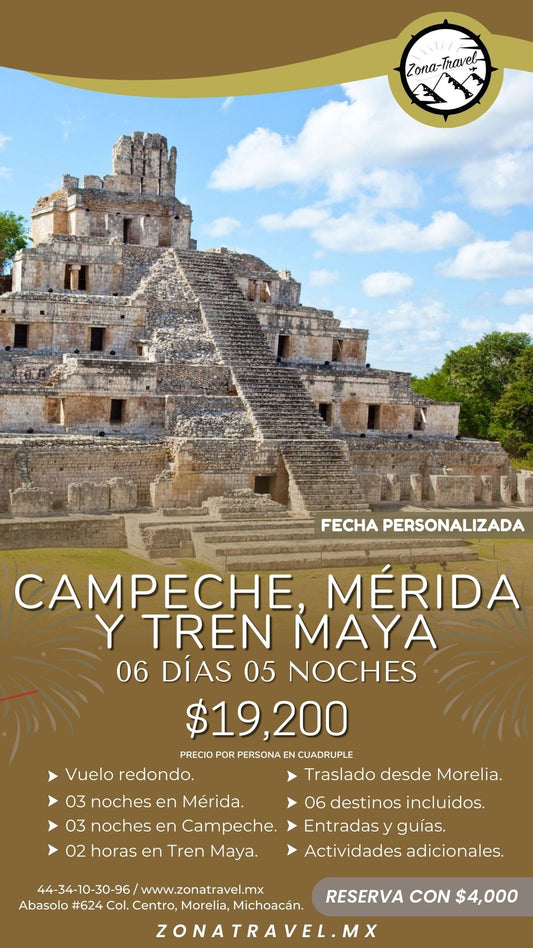 Campeche, Mérida y Tren Maya