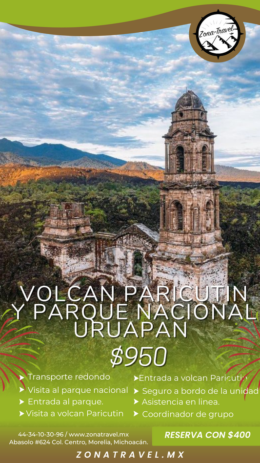 VOLCAN PARICUTIN Y PARQUE NACIONAL URUAPAN