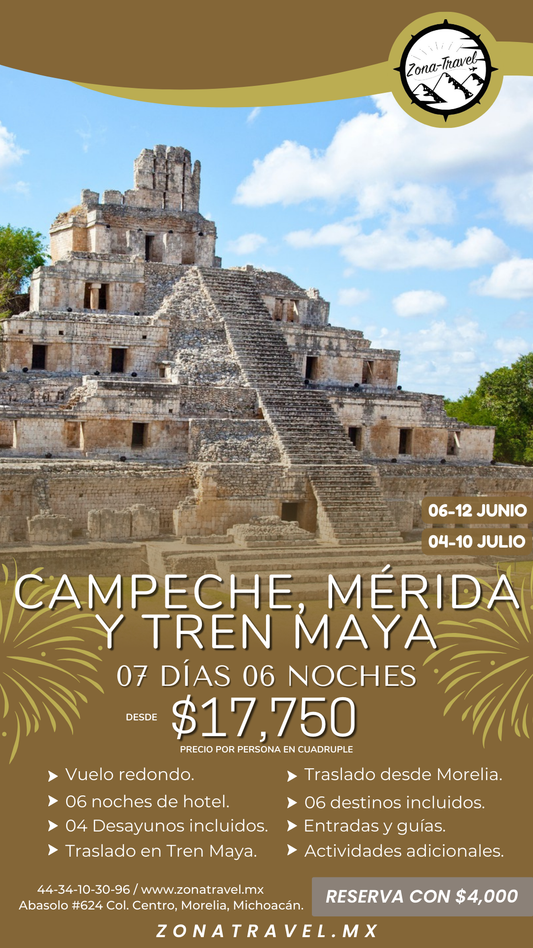 Campeche, Mérida y Tren Maya