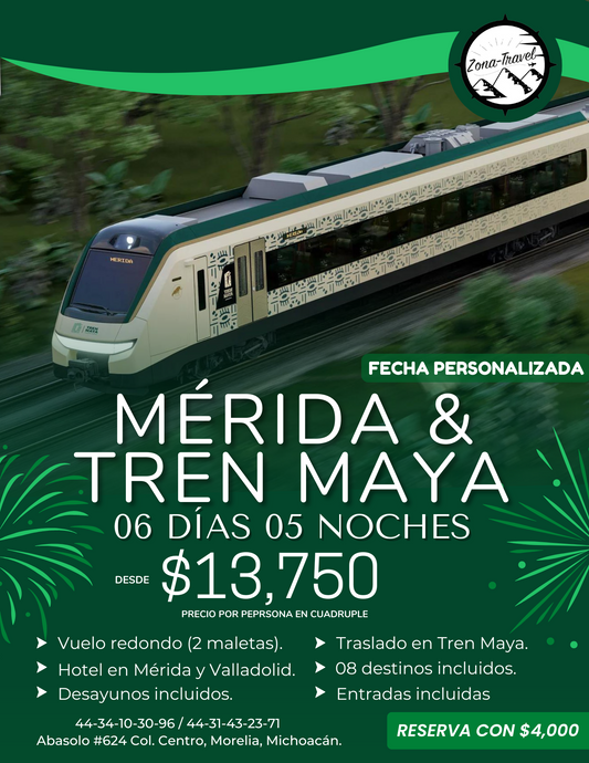 Mérida y Tren Maya - desde CDMX