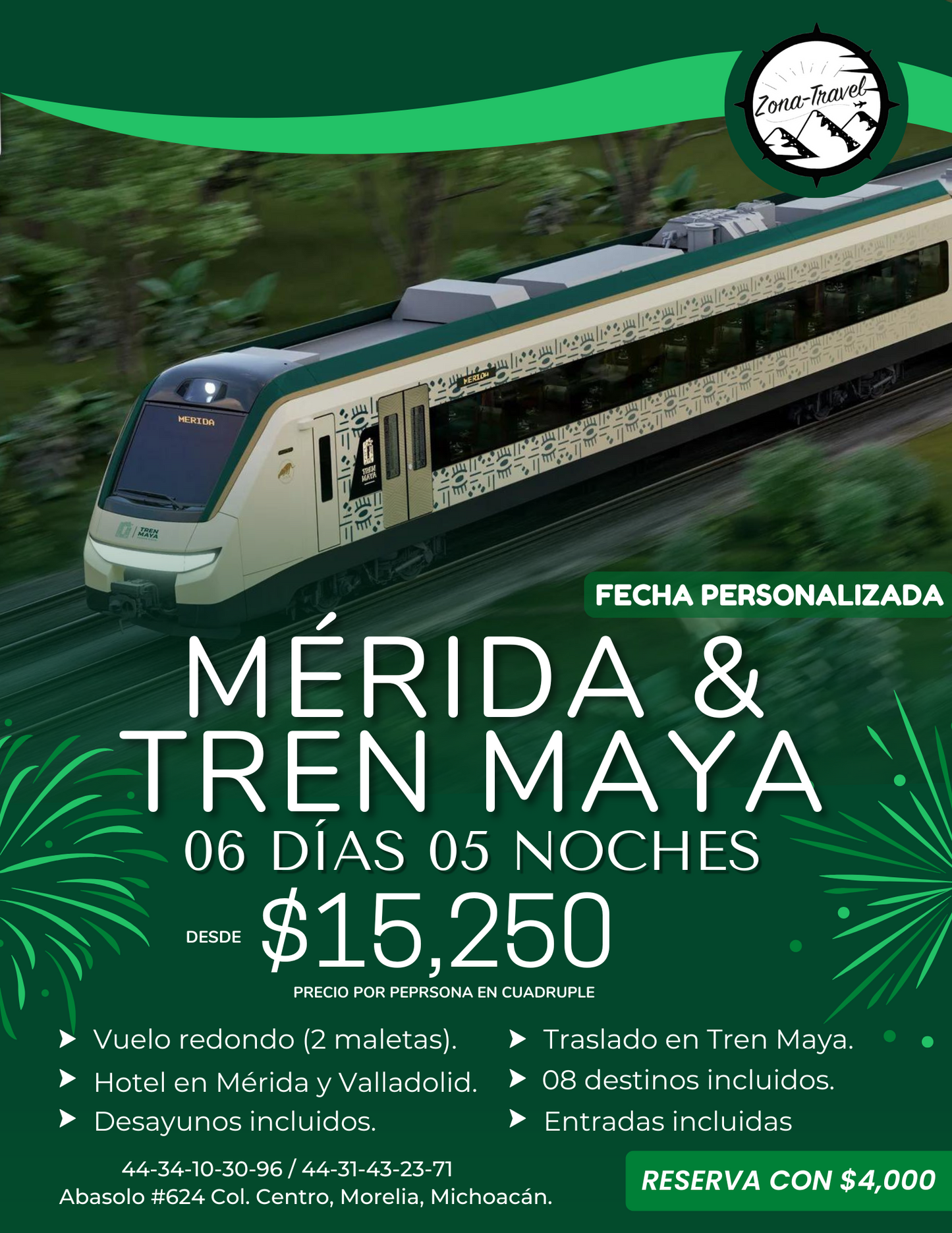 Mérida & Tren Maya - desde Querétaro